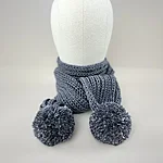 Rahecraft merino wool reflective bobble hat