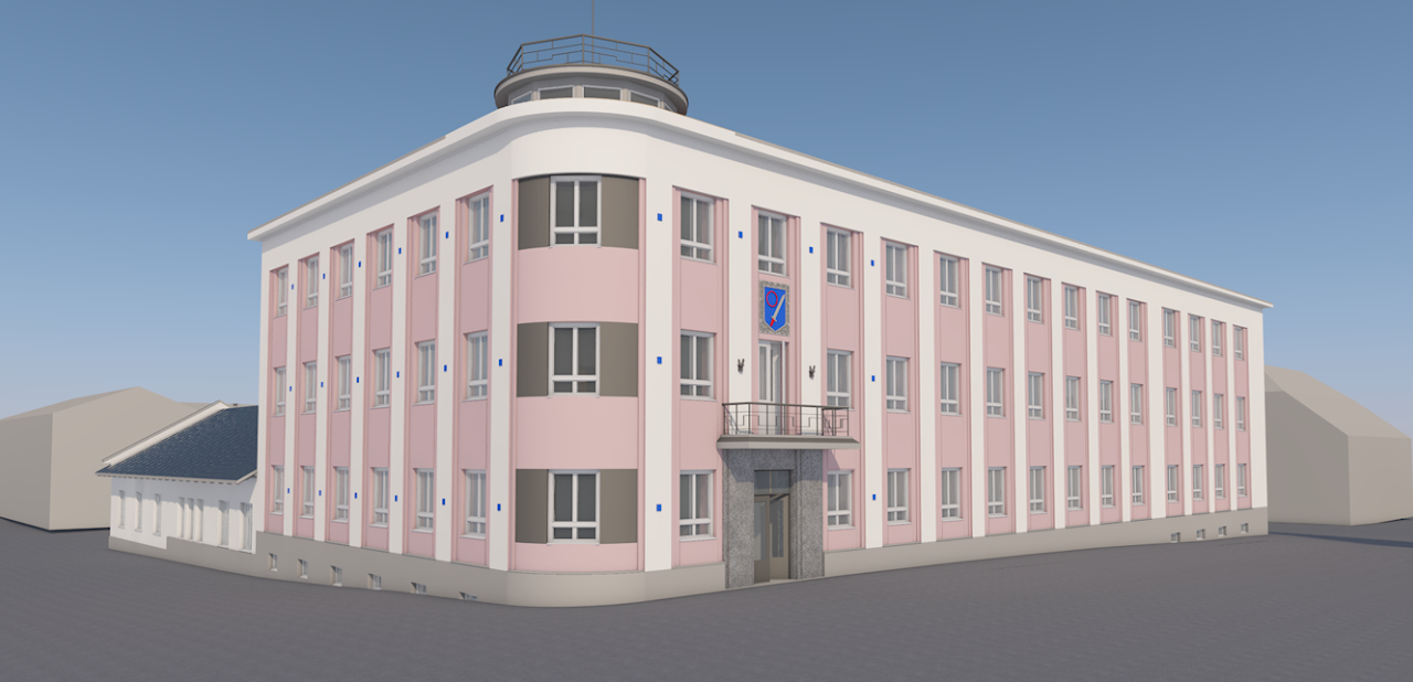 Olemasoleva hoone 3D alusmudel