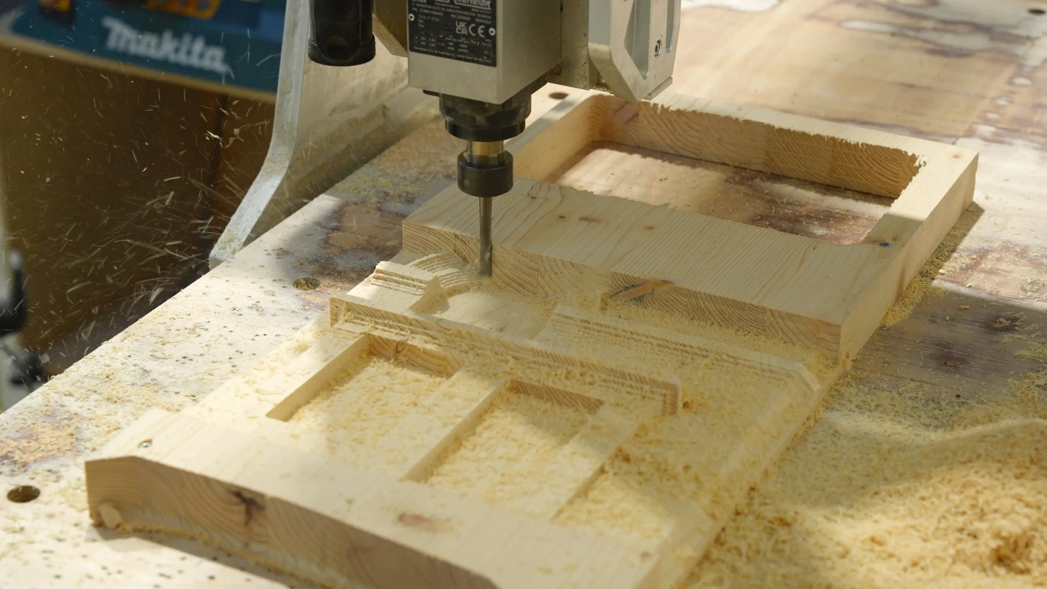 CNC milling wood