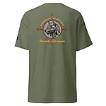 Unisex classic tee military green back 69cf9bf45a8ab