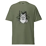Unisex classic tee military green front 68fe490c91ee4