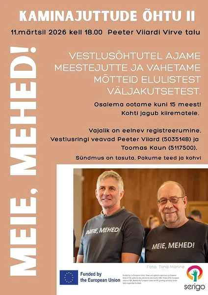 Registreeru: https://forms.gle/fURanVNZesz1v8ah7  