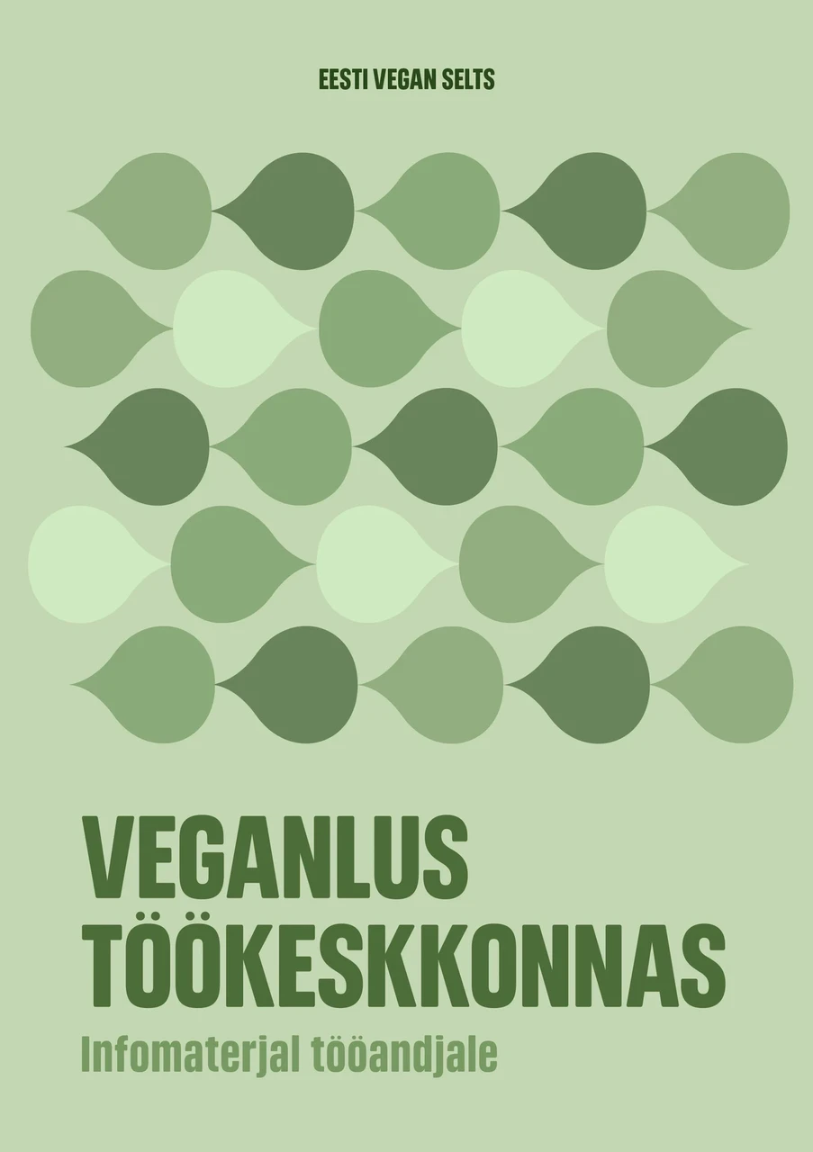 Veganlus töökeskkonnas. Infomaterjal tööandjale