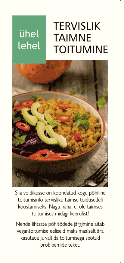 Voldik: Tervislik taimne toitumine