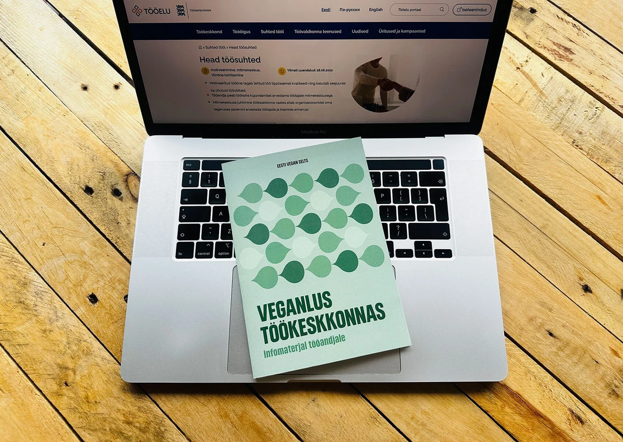 Uus teejuht aitab luua vegansõbralikuma töökeskkonna