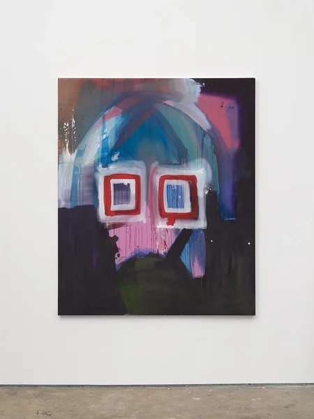 Black Horse 2022 acrylic on canvas 72 x 60 in