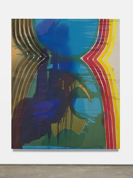 My Mind Goes Out and Comes Back In 2023 acrylic on canvas 96 x 80 in