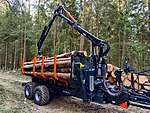 202502bmf8t2pro trailer bmf720 log lift chainsaw holder