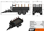 Bmf 10t2 tipper trailer product chart 1