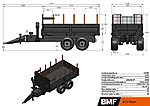 Bmf10t2 tipper trailer technical chart