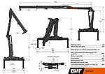Bmf860z crane technical drawing