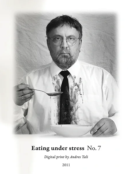 EATING UNDER STRESS (1–9), pigmenttrükk, 61x90 cm, 2011