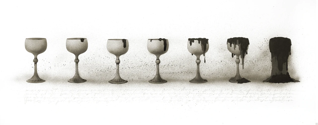 KARIKAS, segatehnika, 23x89 cm, 1995(?)