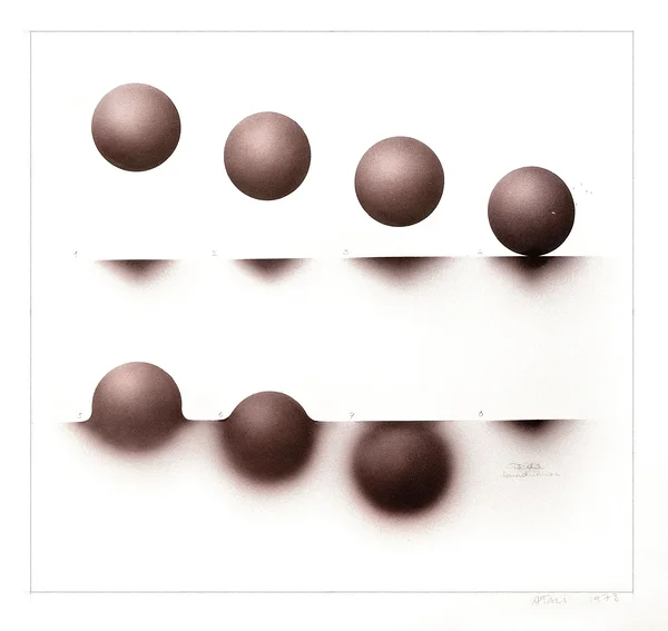 KERA LANGEMINE (kavand), tušš, 40,5x38 cm, 1978