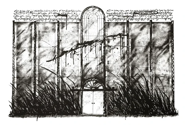 KRISTALLPALEE, siiditrükk, 62x92 cm, 1991