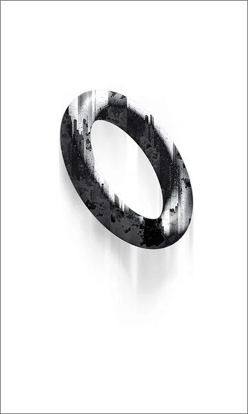 TORUS #3, pigmenttrükk, 60x100 cm cm, 2024