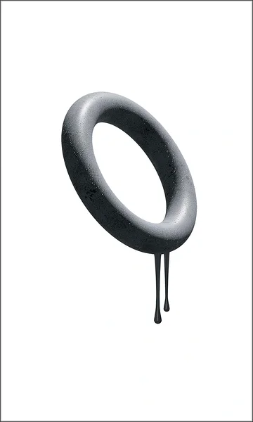 TORUS #2, pigmenttrükk, 60x100 cm cm, 2024