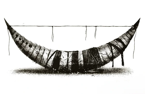 SARVED, siiditrükk, 30x65 cm, 1993
