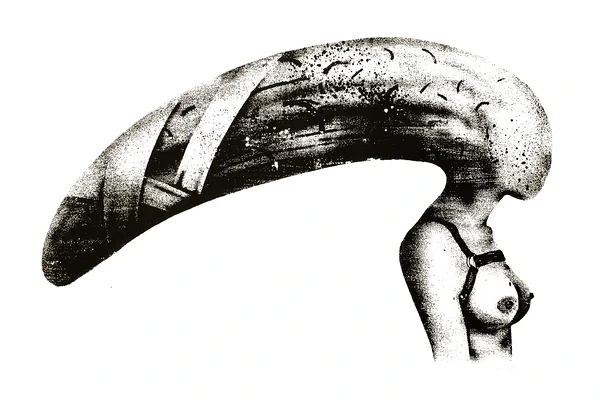 TANU, siiditrükk, 42x65 cm, 1993