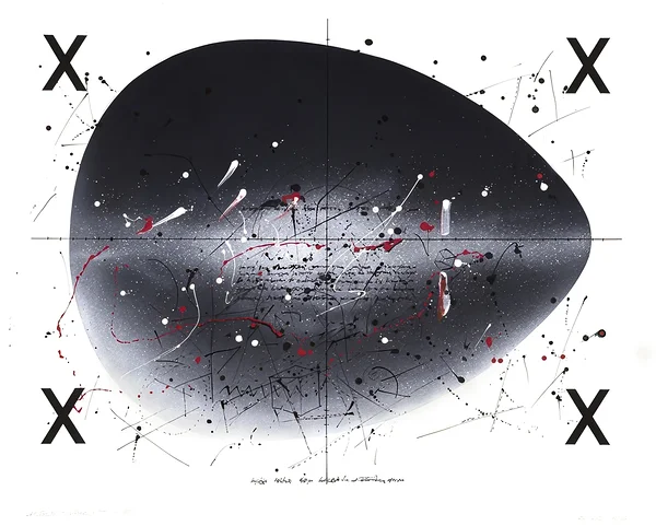 ALGUS, segatehnika, 78x63 cm, 1978