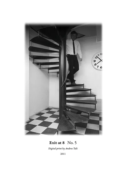 Lahkumine kell 8  (1–7) (digitaaltrükk, 61x85 cm, 2011)