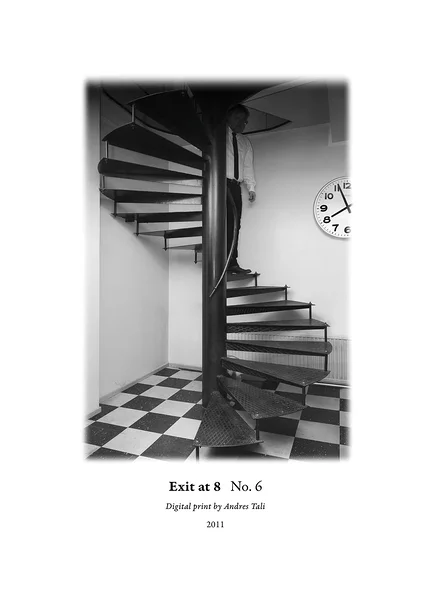 Lahkumine kell 8  (1–7) (digitaaltrükk, 61x85 cm, 2011)