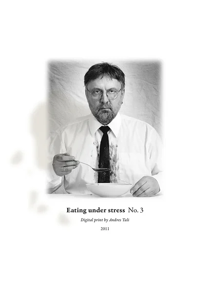 Söömine stressi all  (1–9) (digitaaltrükk, 61x85 cm, 2011)