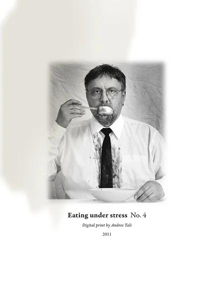Söömine stressi all  (1–9) (digitaaltrükk, 61x85 cm, 2011)