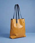 Studio tote yellow navy a