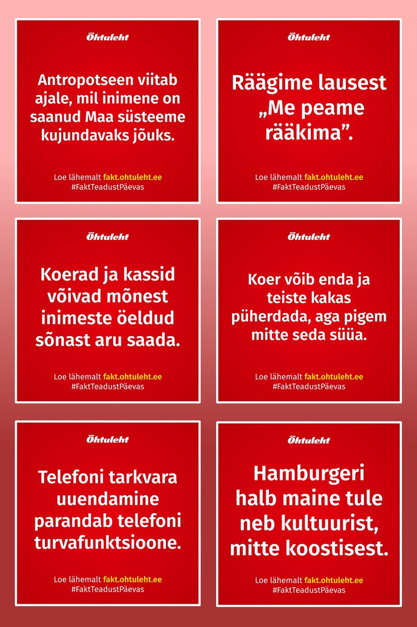 Fakt teadust päevas