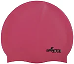 [sta200i] swimtech silicone swim cap (pink)