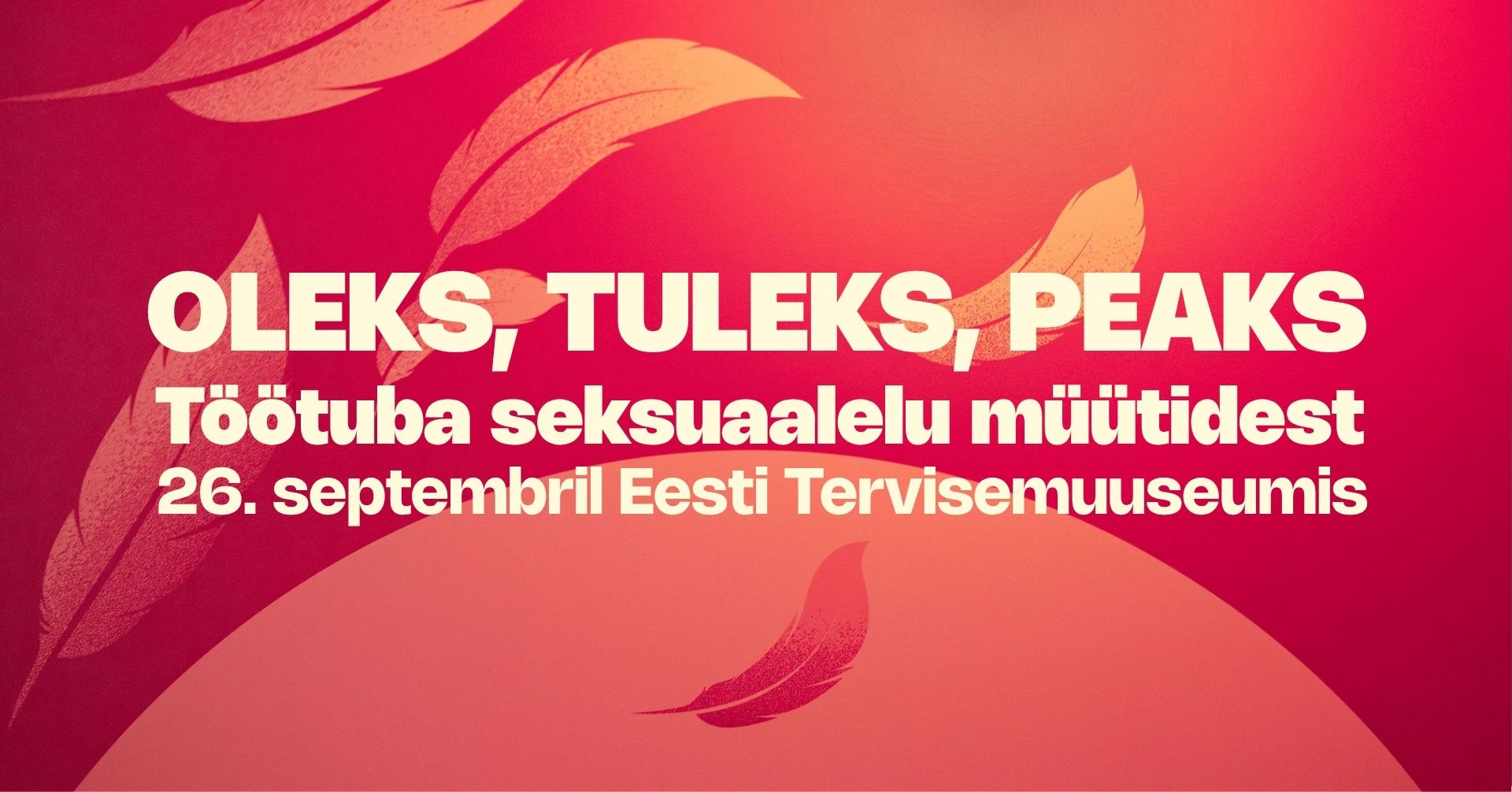 „Oleks, tuleks, peaks“ - töötuba seksuaalelu müütidest täiskasvanutele 