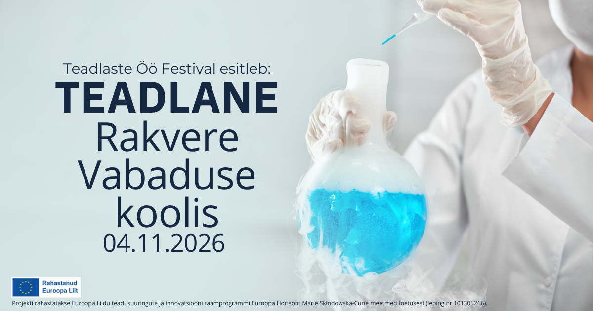 TÖF: Teadlane Rakvere Vabaduse koolis