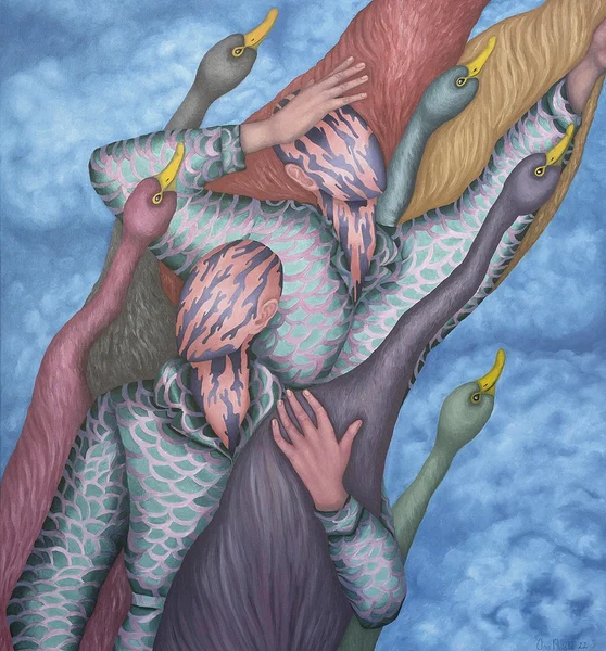 Observers, Oil on Canvas, 2022