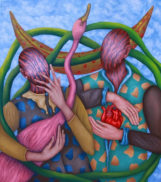 Guessing Game, Oil on Canvas, 2024