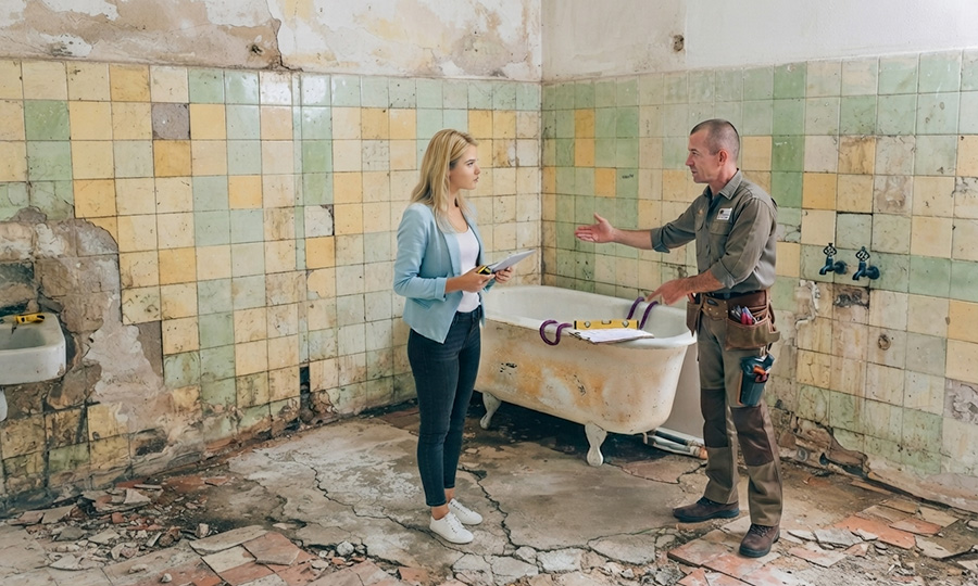 vannitoa remont - konsultatsioon ja ideede kaardistamine
