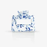 Sini-valge portselanimustriline juukseklamber – Liberty Porcelain