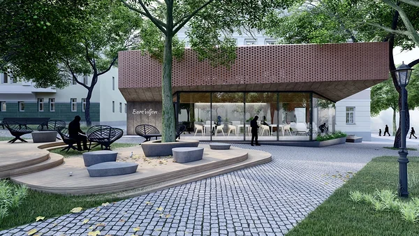 Barclay park pavilion and summer terrace