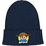 Knitted+hat+pippi+longstocking+navy+blue image 1