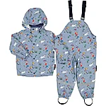 Rain+set+fleece lined+pippi+longstocking+denim+blue image 1