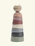Bibs wobbly tower pastel rainbow